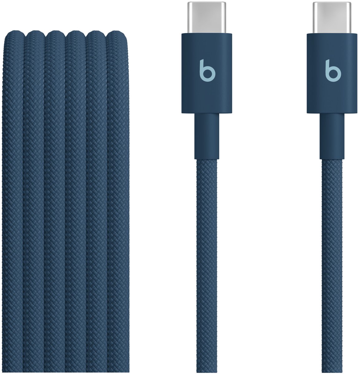 Beats Geweven USB-C naar USB-C kabel 60W - 1,5 meter - Nitro Navy