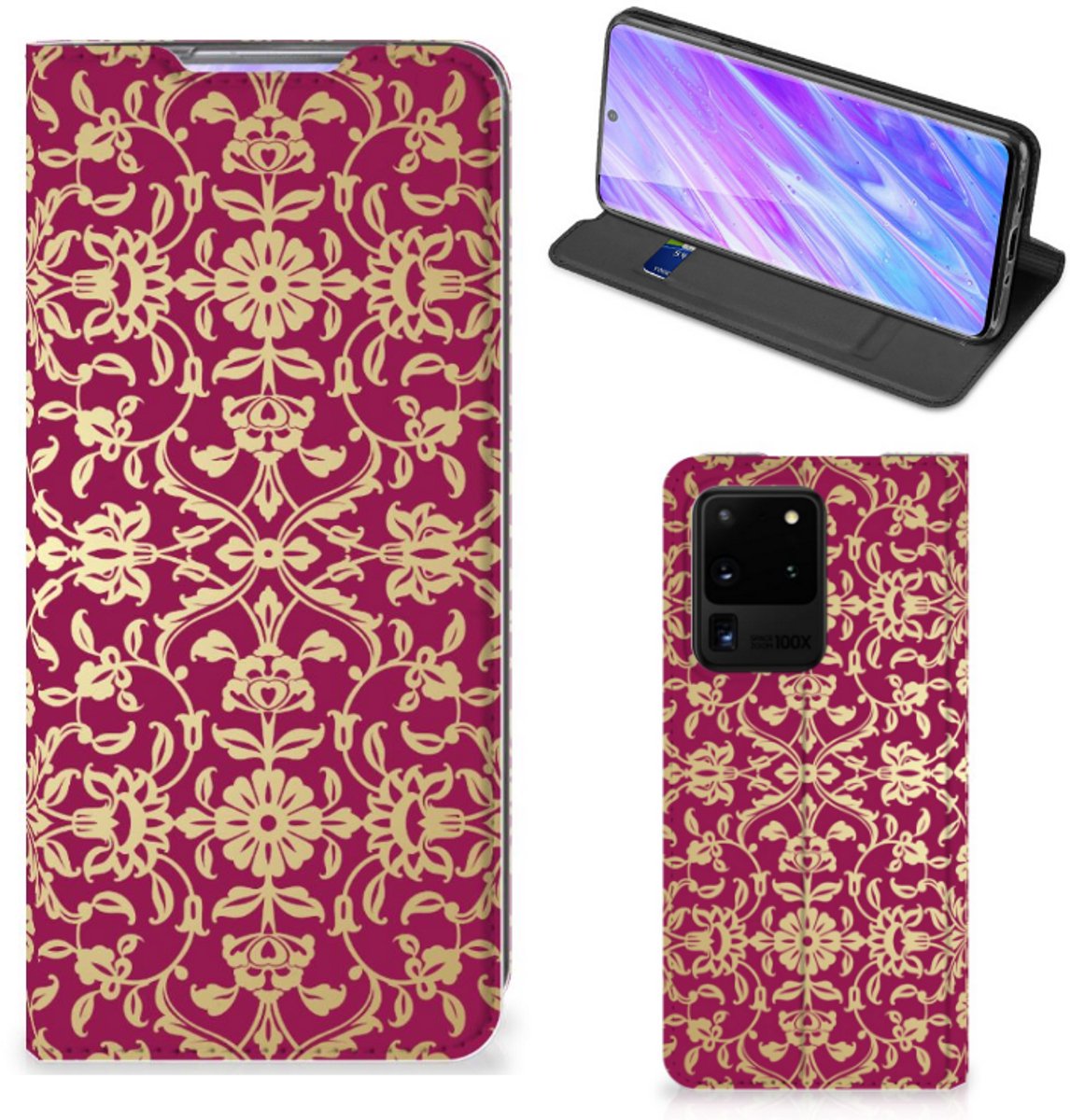 Telefoon Hoesje Samsung Galaxy S20 Ultra Barok Pink
