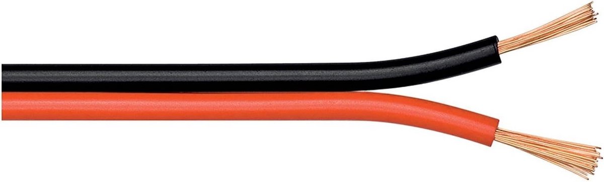 Luidsprekerkabel 2 x 1,5 mm² - Koperen Audiokabel per Meter voor Hifi en Thuisbioscoop