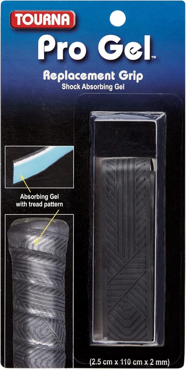 Max Cushioned Tennis Grip voor Unisex, Veelkleurig, Eén Maat