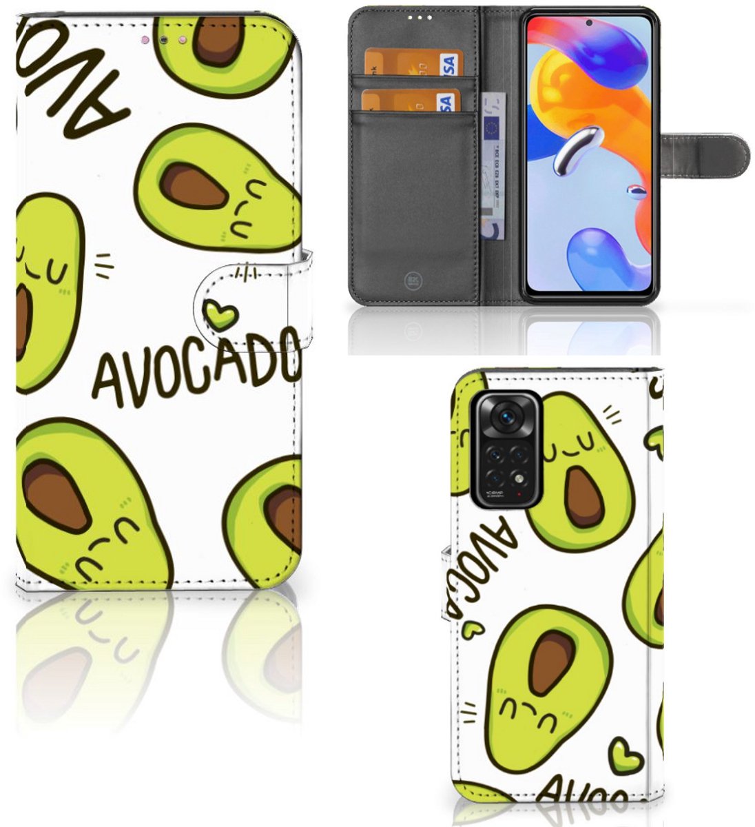 Xiaomi Redmi Note 11 Pro 5G/4G Leuk Hoesje Avocado Singing