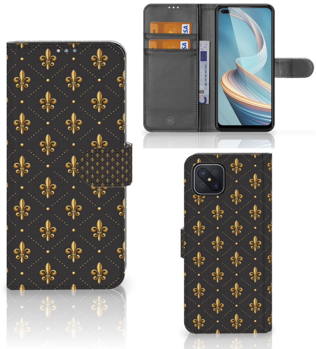OPPO Reno4 Z Telefoon Hoesje Franse Lelie