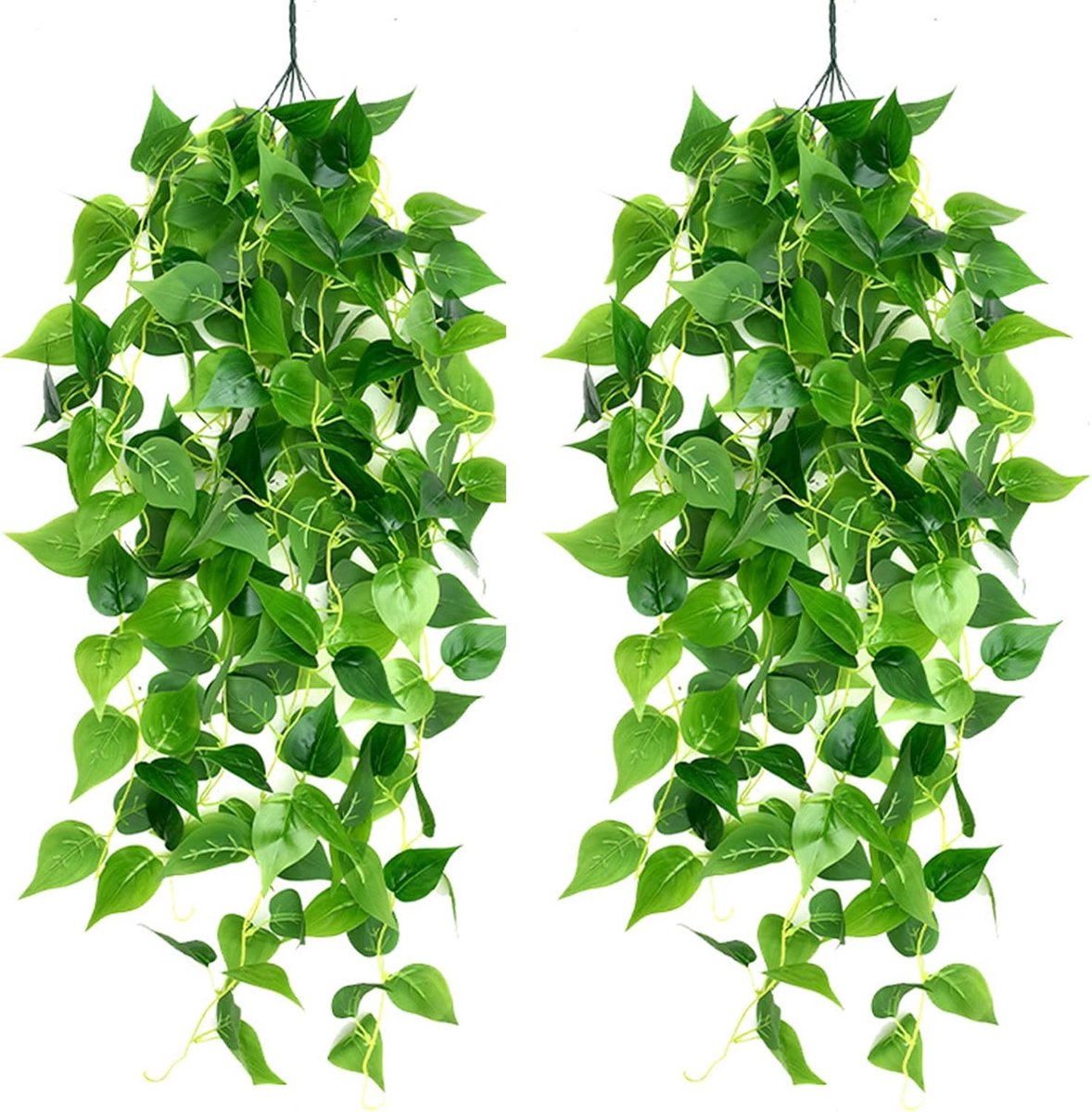 Set van 2 Kunstmatige Klimop Slingers, 100 cm, Decoratie voor Bruiloft en Tuin