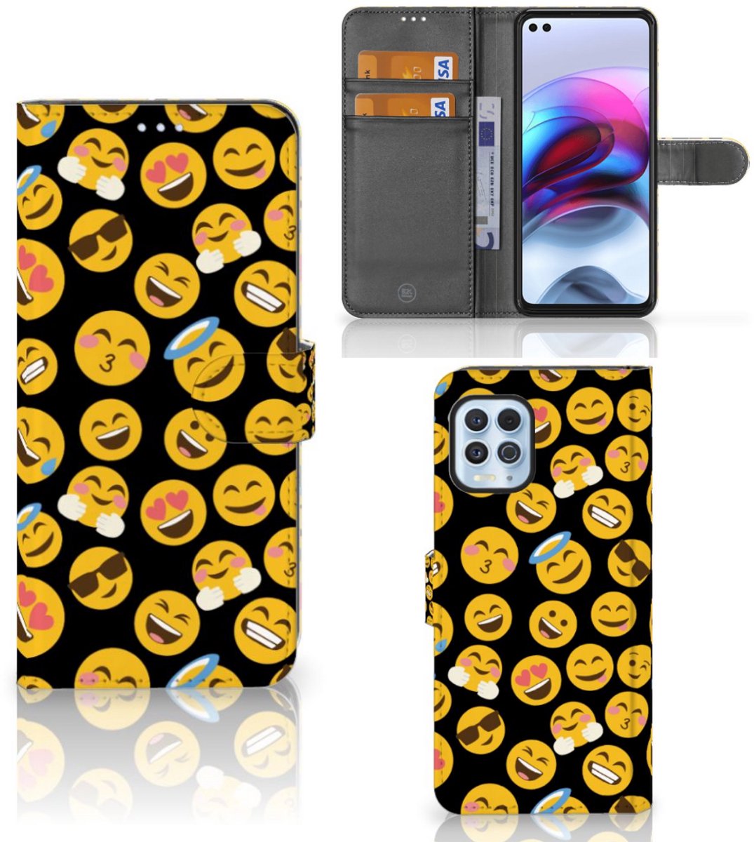Motorola Moto G100 Telefoon Hoesje Emoji