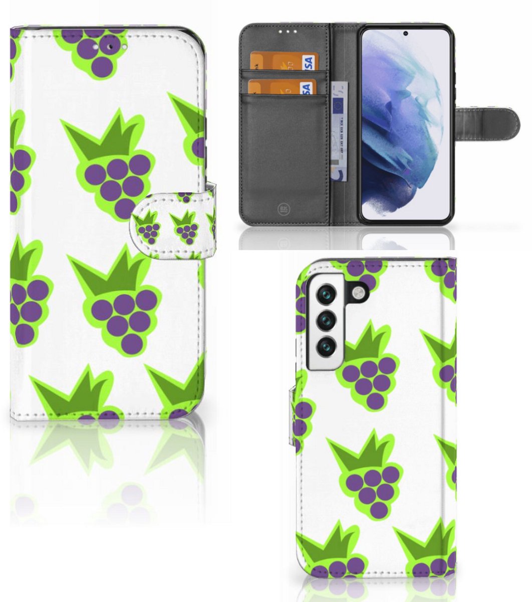 Book Case voor Samsung Galaxy S22 Book Cover Druiven