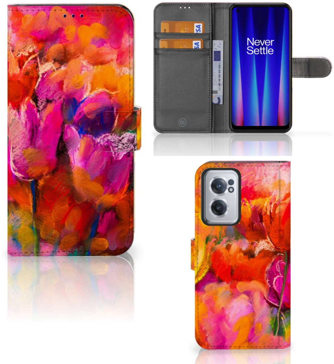 Hoesje OnePlus Nord CE 2 Tulips