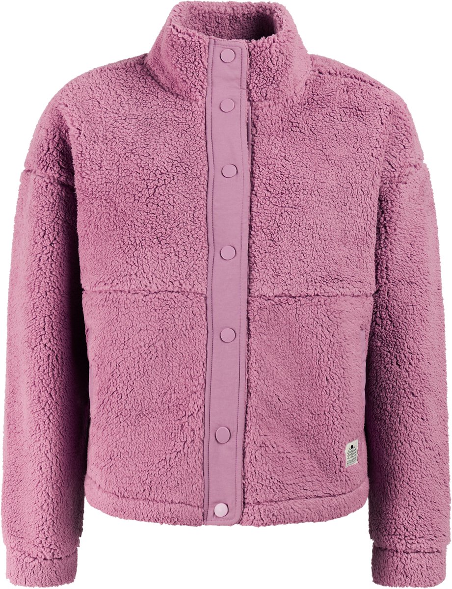 Protest PRTDeza Top Dames Ritssluiting Loose fit Crème Valer Lilac
