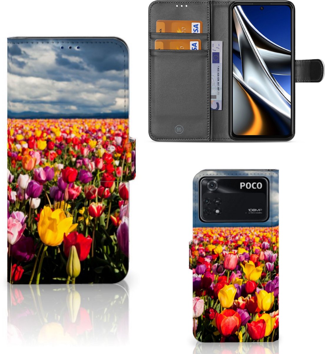 Xiaomi Poco X4 Pro 5G Hoesje Tulpen