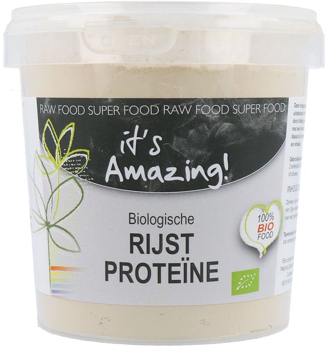 Its Amazing Biologische Rijst Proteïne 300GR