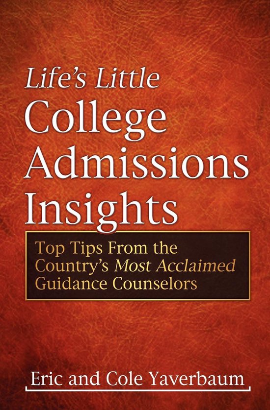 Life's Little College Admissions Insights - cover