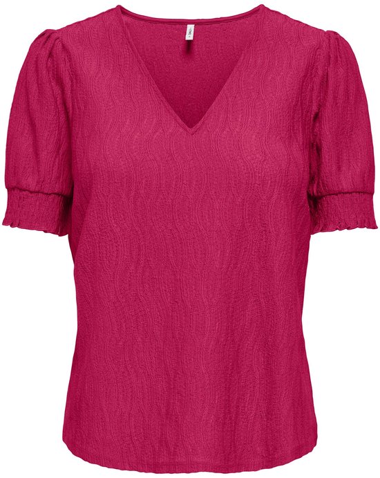 ONLY - ONLDIANA S/S V-NECK TOP CS JRS T-shirt Dames