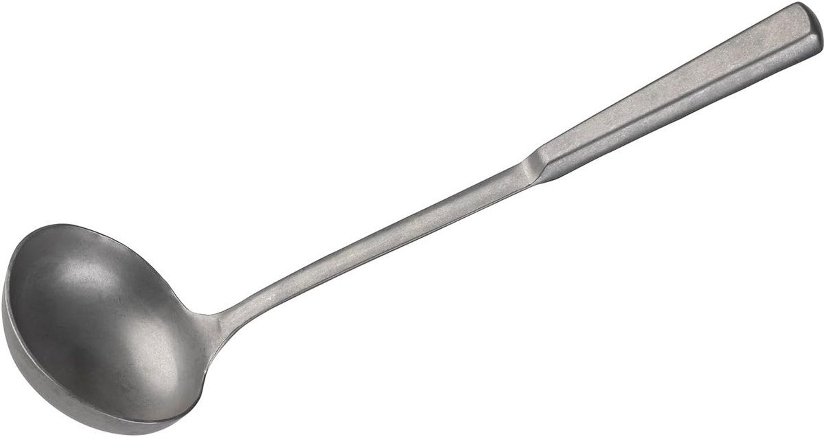 Grote Soeplepel RVS - Klassieke Look - Ø7 cm Kop - Lang Handvat