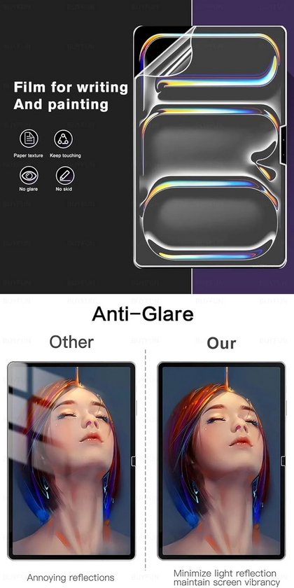 Paper Texture Beschermfolie voor iPad mini 8.3