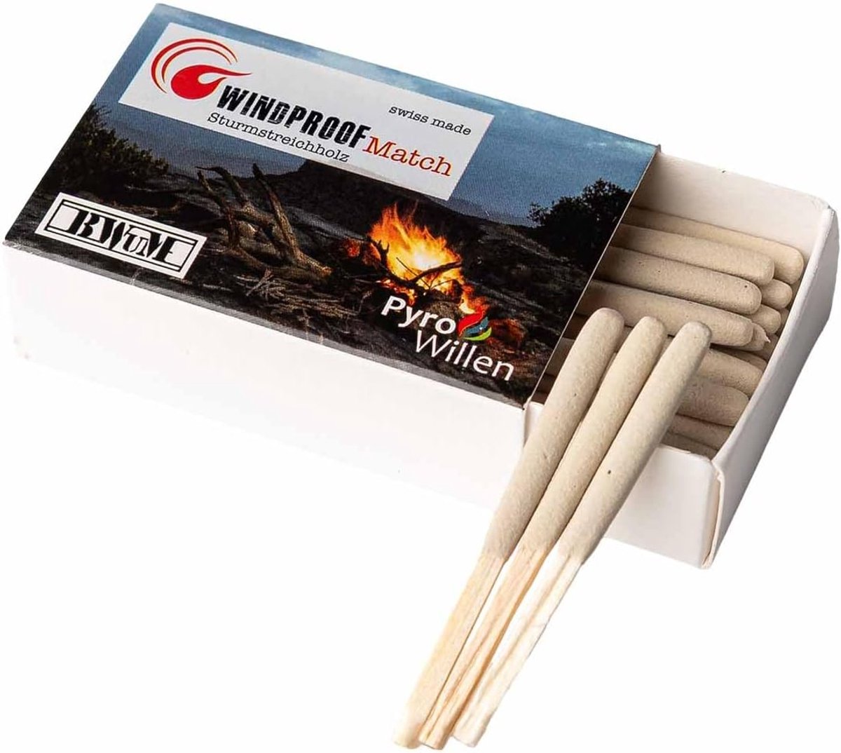 Waterdichte stormlucifers voor outdoor en survival - 43 mm