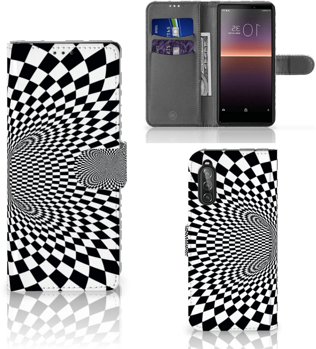 Sony Xperia 10 II Book Case Illusie