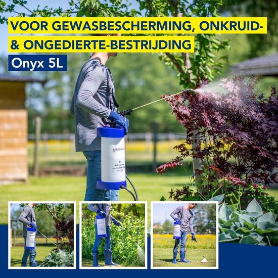 Druksproeier 5L voor Gewasbescherming, Onkruidbestrijding en Bemesting — afbeelding 2