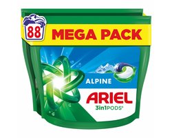 Ariel 3in1 Wasmiddel Pods Alpine 88 stuks
