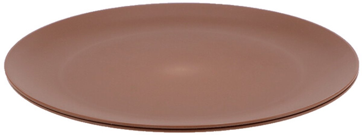 Travellife Nova Camping Ontbijtbord ø20cm Cacao 2 stuks