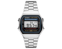 Casio Vintage Iconic A168WA-1YES Unisex Horloge 36,3 mm - Zilverkleurig