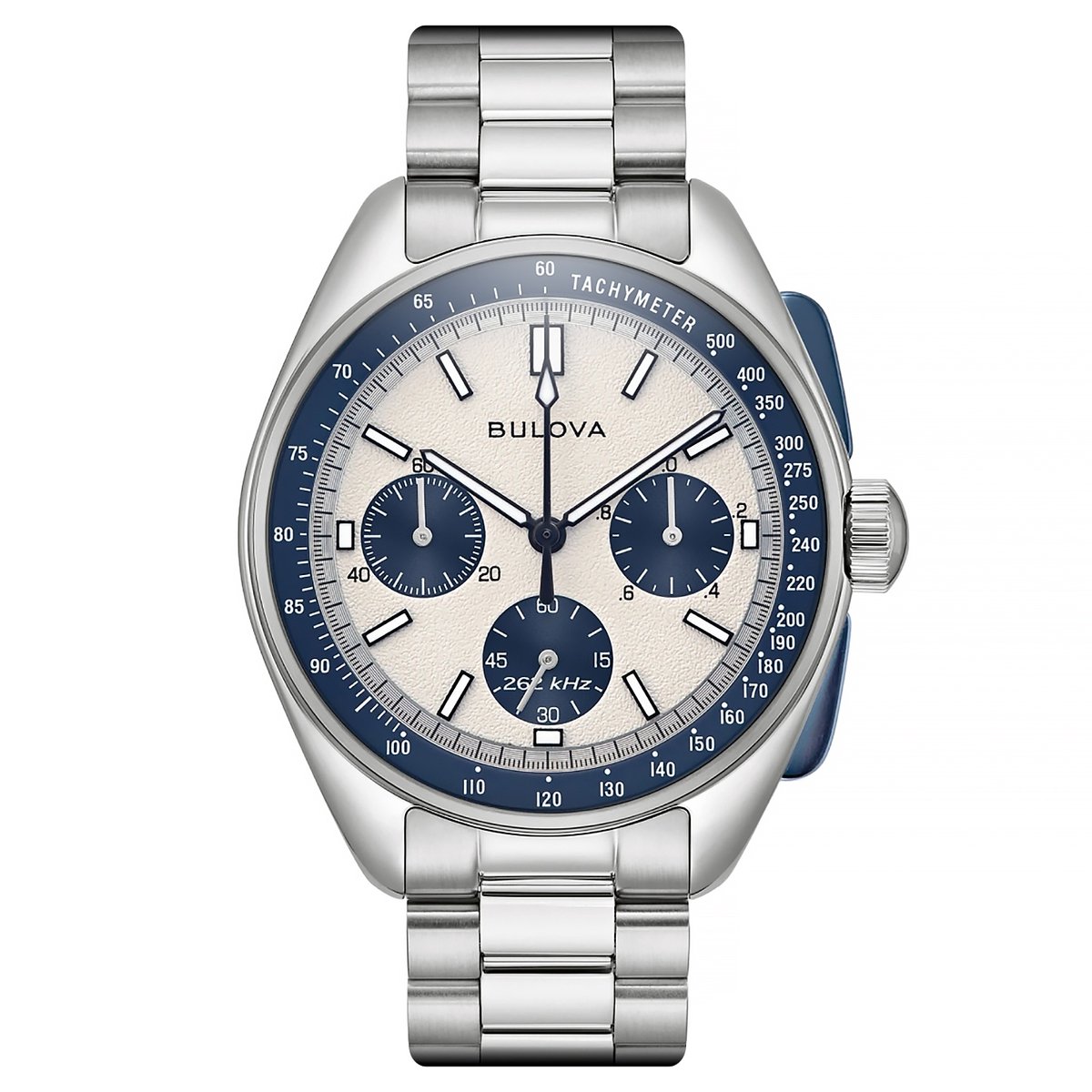 Bulova Lunar Pilot 98K112 Horloge - Staal - Zilverkleurig - Ø 43 mm