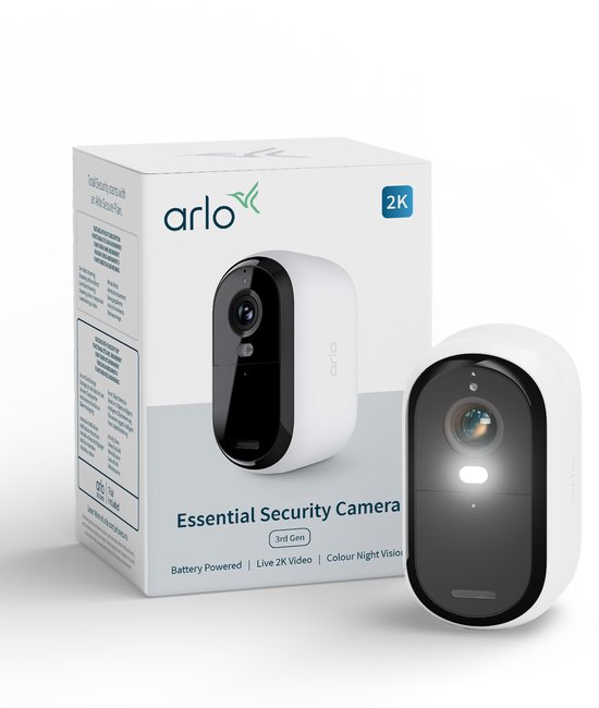 Arlo Essential3 2K beveiligingscamera - 1 IP-Camera