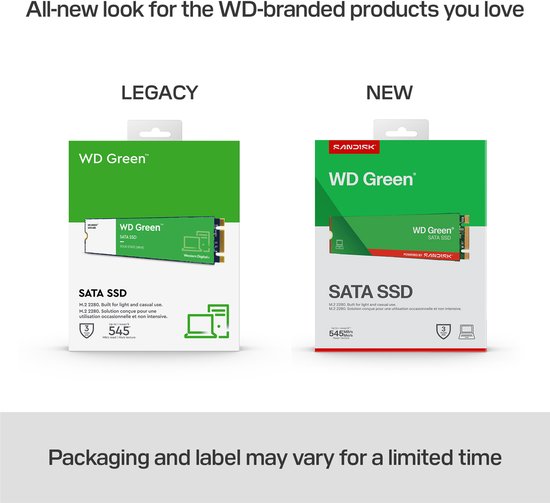 WD Green - WDS480G3G0B - SSD - 480GB - NVMe - Compact van Merkloos — afbeelding 5