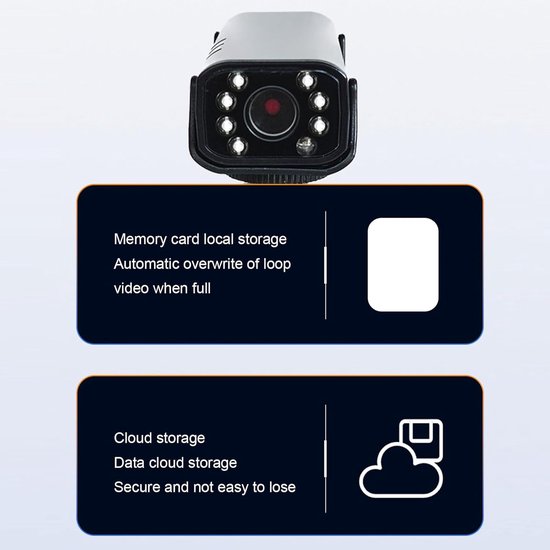 Beveiligingscamera voor Binnen - Wifi Camera - Thuis Bewaken - Bewegingsdetectie Nachtzicht - 10x10x4 cm — afbeelding 3