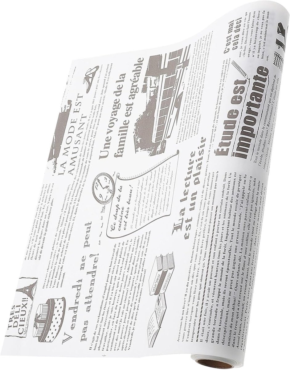 Vetbestendig Papier - Bakpapier Sandwichpapier - Airfryer Snacks - Voorkomt Plakken - 30 Cm Breed