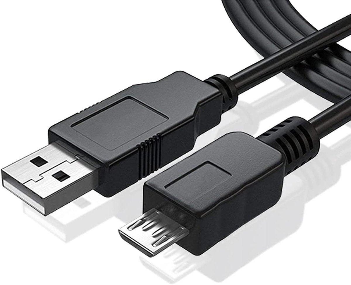 Oplaadkabel - Datakabel - Tablets opladen - Compact en licht - Zwart