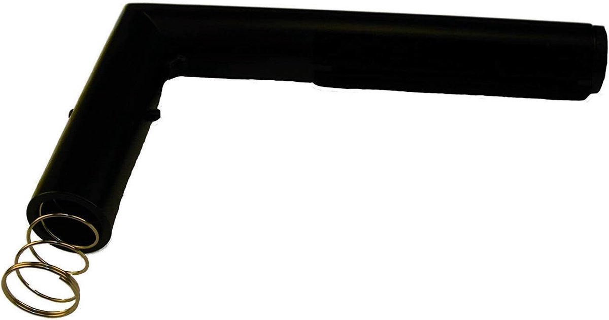 Zuigbuis - Afzuigbuis - Stofafzuiging - Metaal Constructie - 10 Inch - Zwart