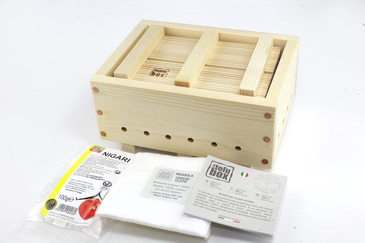 Tofu Maker Kit - Soja Kaas Pers - Zelf Tofu Maken - Extra Large Formaat - 1200 Gram Capaciteit