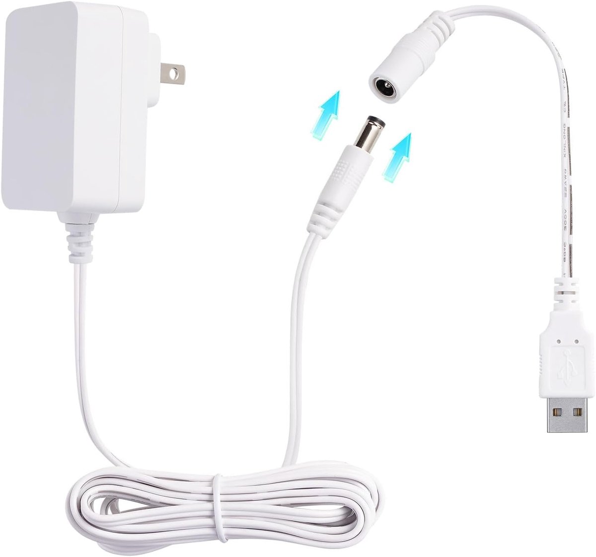 Babyschommel Adapter - Voedingskabel Oplader - Schommel Aansturen - Universele Compatibiliteit - 9.3 x 4.2 x 6.6 cm - Zwart