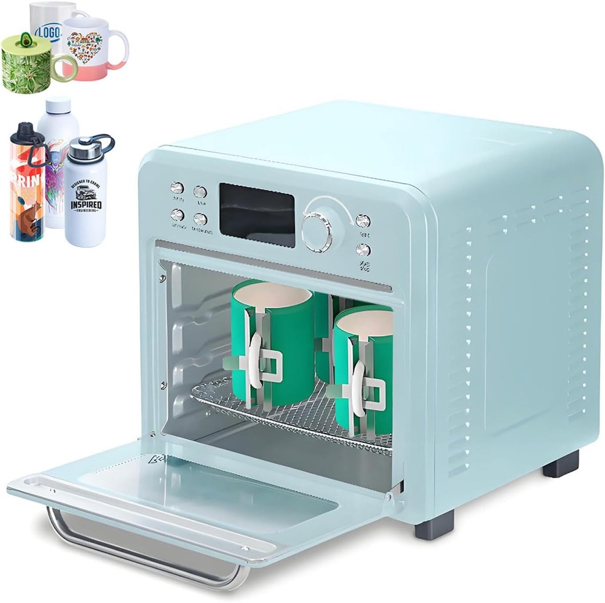 Sublimatie Oven - Hittepers Machine - Mokken Bedrukken - 360 Graden Verwarming - 30 Liter Inhoud
