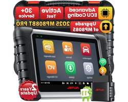 Autodiagnose apparaat – Diagnosetool – Foutcodelezer – ECU-programmeur – Diagnose scanner – Bidirectionele Besturing – 31+ Onderhoudsdiensten – Android 11.0 – 2 Jaar Gratis Updates