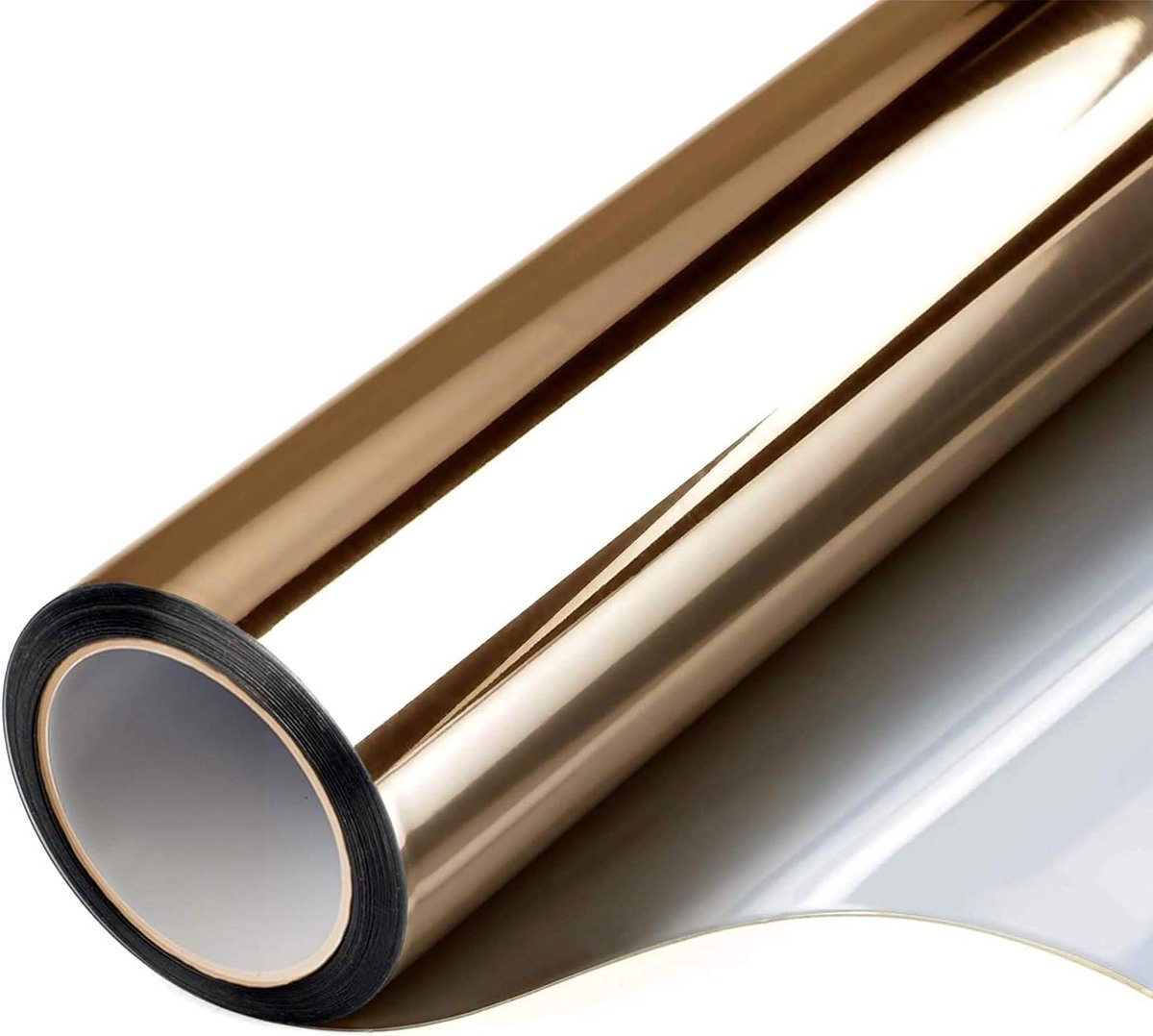 Raamfolie Zwart Zilver - Zelfklevend Glas Vinyl - Privacy en Zonwering - One Way Vision Sp