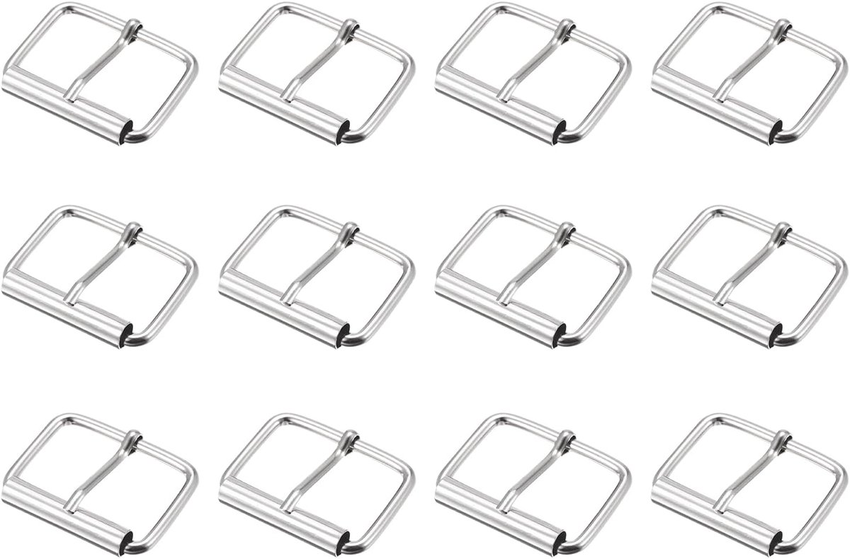 Metalen Rolgespen - Riemgespen Haak - Doe-het-zelf Projecten - Duurzaam Ijzer Materiaal - 30mm Binnenmaat - Zilverkleurig