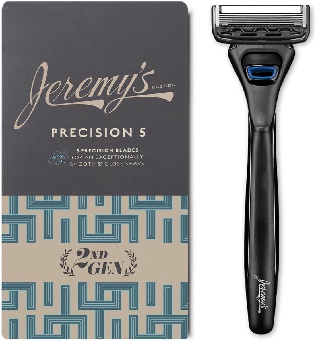 Scheermes Set - Precisie Scheermes - Glad Scheren - Geïntegreerde Trimmer - 17 x 97 cm