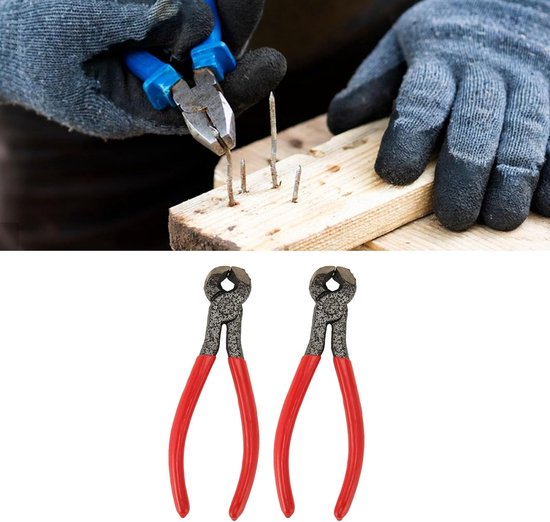 Kniptang Set - Tang Gereedschap - Draaien Snijden Trimmen - Roestvrij Koolstofstaal - 6.3 Inch — afbeelding 4