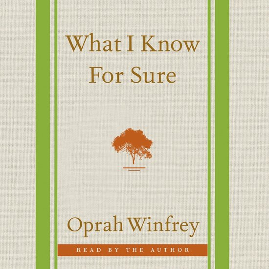 What I Know For Sure - cover