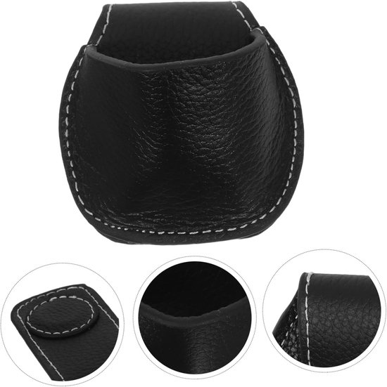 Krijthouder Zakje - Keu Accessoire - Biljart Spel - Compact Lichtgewicht - 7.7x7.5x6.3cm - Zwart — afbeelding 4