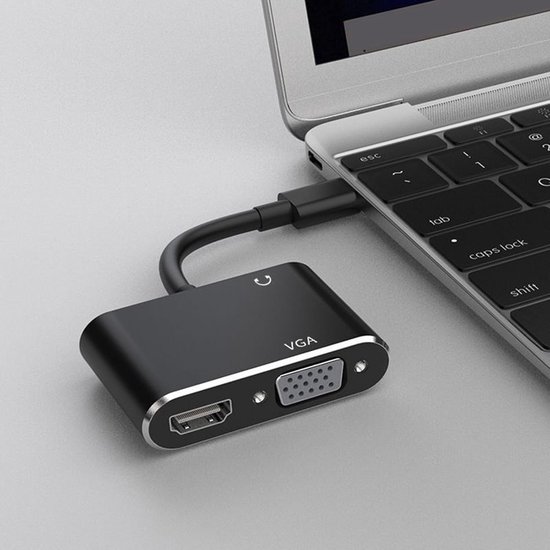 USB naar HD Adapter - Video Converter - Scherm Uitbreiding - Hoge Snelheid Gelijktijdig - 17x10x3cm — afbeelding 4