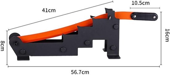 Houtklover - Hout splitter - Hout kloven - Veilig en draagbaar - 50 gram - Oranje — afbeelding 4
