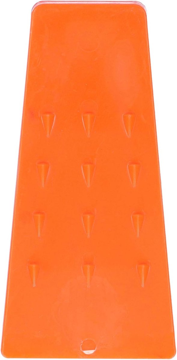 Houtkap Wig - Boom Splijtwig - Veilig Kappen - Vergroot Wrijving Patroon - 55 Inch Lengte - Oranje — afbeelding 5