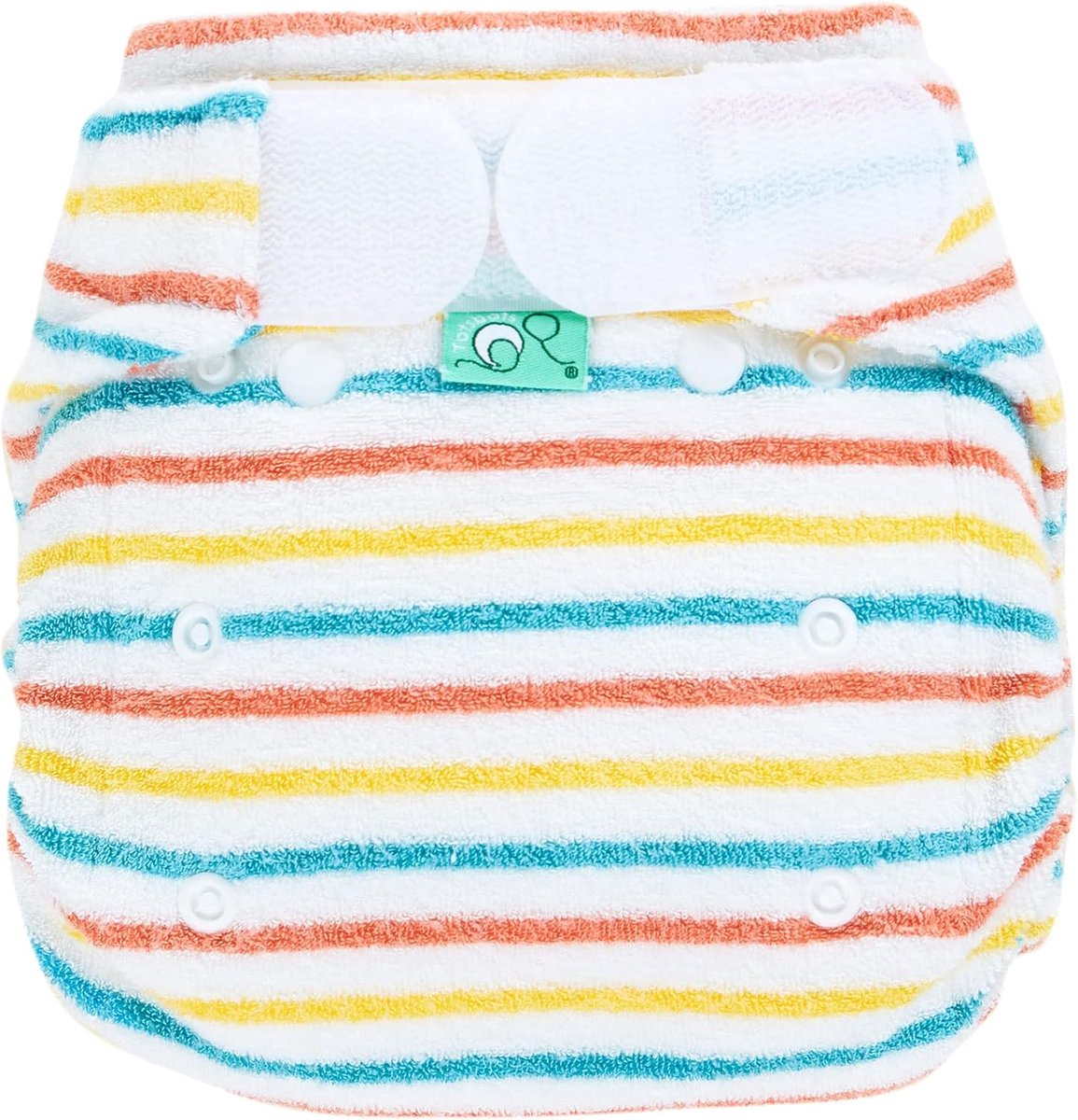 Wasbare Luier - Doekluier Herbruikbaar - Baby Verschoningen - Super Zachte Bamboe - Maat 1 6-18lbs - Streep