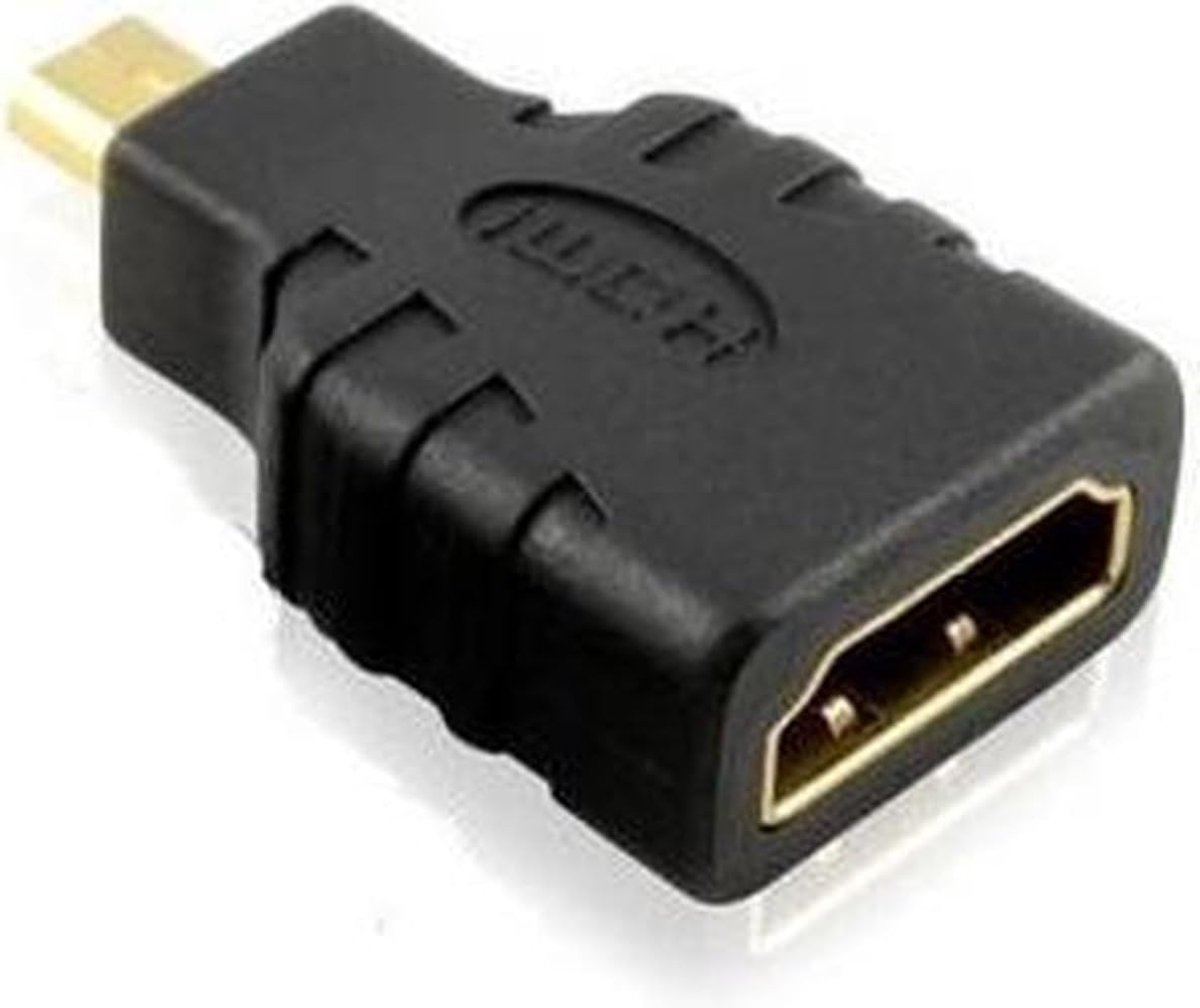 Micro HDMI Adapter - Verloopstekker HDMI - Apparaat Aansluiten - Compact Ontwerp - Zwart