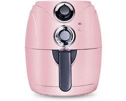 Kleine Airfryer - Compacte Friteuse - Snelle Maaltijden - Geluidsarm Werken - 25 Liter - Roze