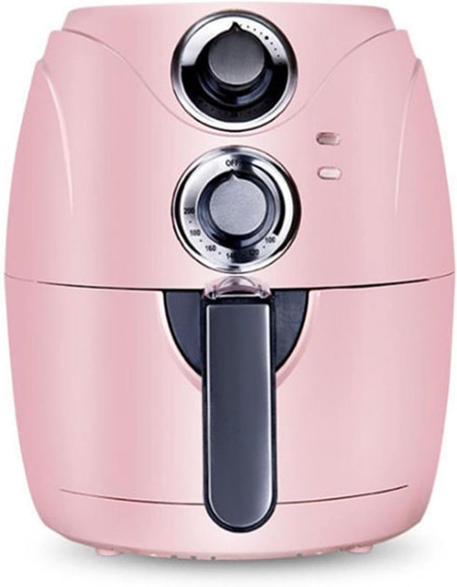 Kleine Airfryer - Compacte Friteuse - Snelle Maaltijden - Geluidsarm Werken - 25 Liter - Roze
