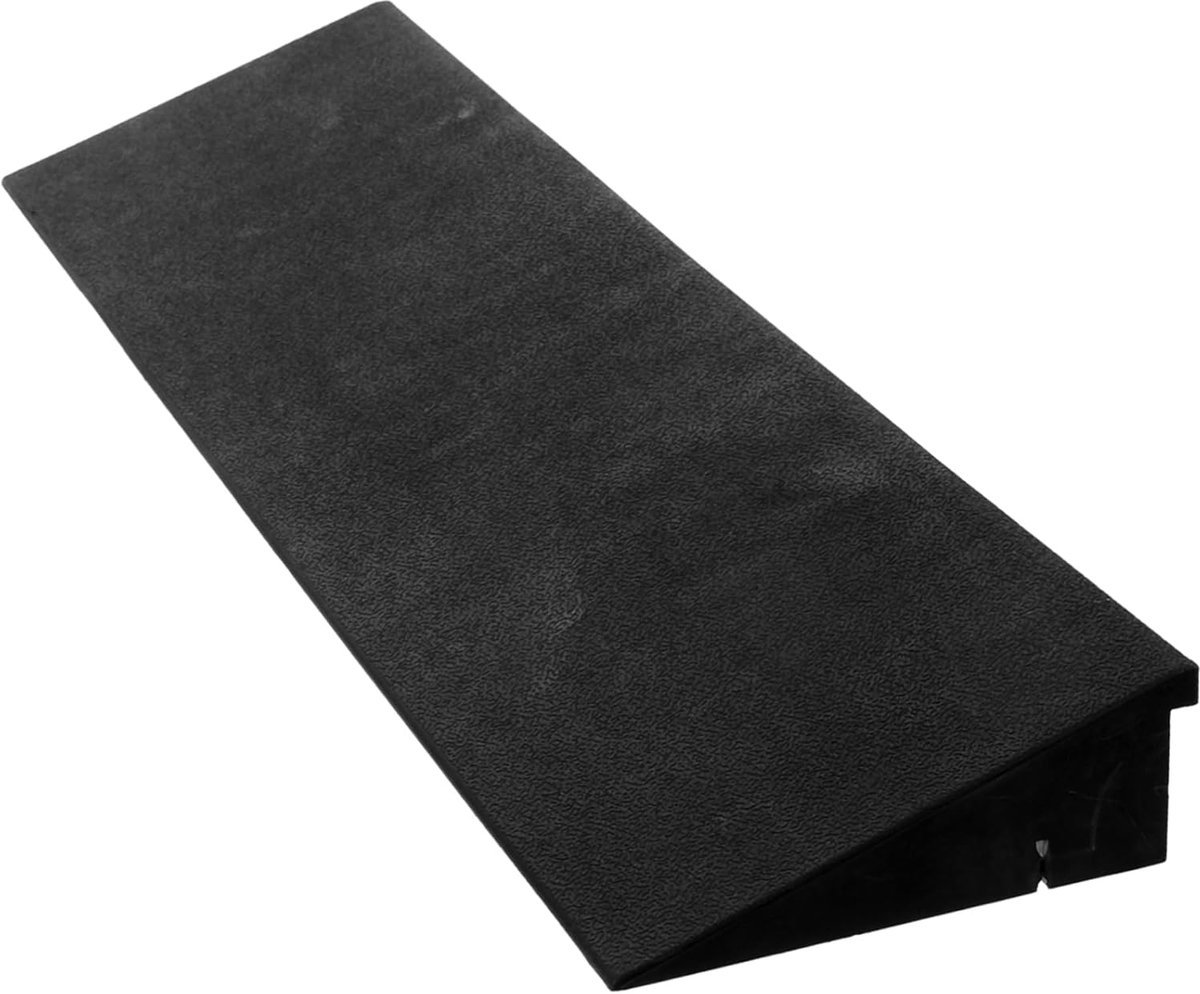Drempelhelling Rubber - Oprijmat Veegrobot - Robotstofzuiger Hulp - Antislip Bodem - 50x13.5x5 cm - Zwart