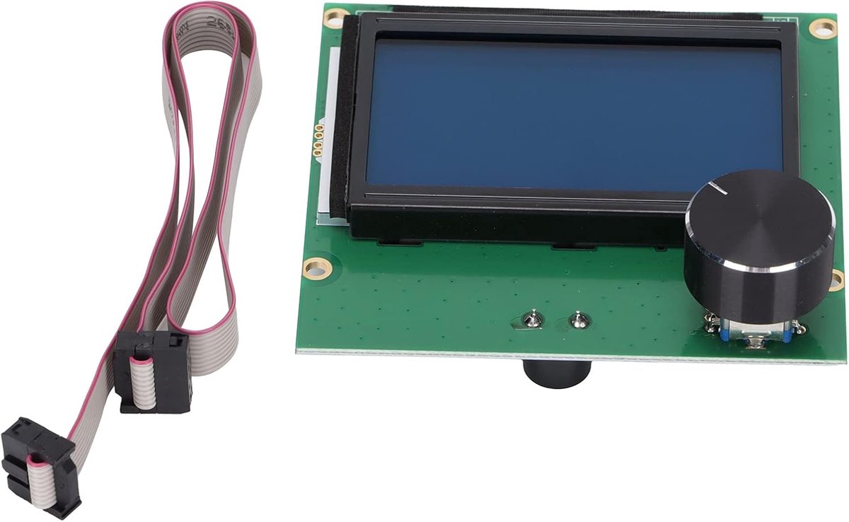 3D Printer Display - Smart Control Module - Printen Beheren - Universele Compatibiliteit - 14x12x8 cm - Blauw
