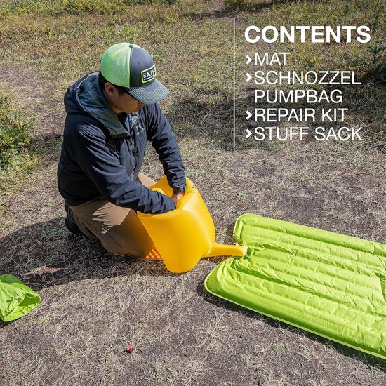 Isolatiemat - Luchtbed - Kamperen - Lichtgewicht - Middel - Groen — afbeelding 3
